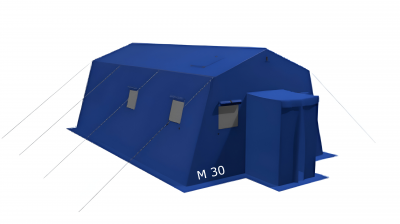 Армейская палатка "М 30" ПВХ (Вместимость - до 30 человек)