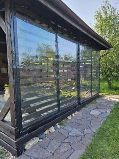 Мягкие окна цвет : черный