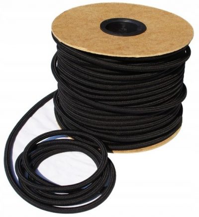 Шнур-резинка (эспандер) 8мм черный шэ