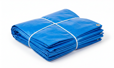 Укрывной тент из тарпаулина