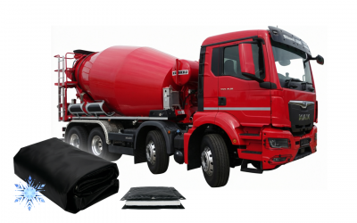 Утепление- чехол на бетоновоз миксер (барабан-смеситель)